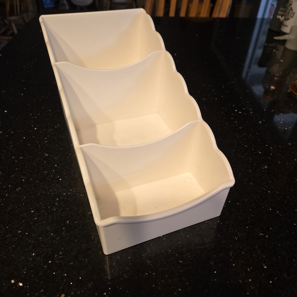 Tupperware White Storage Organizer